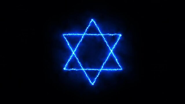 Blue Star of David symbol