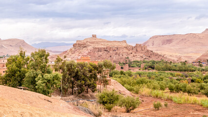 View at the Ait Benhaddou town - Morocco