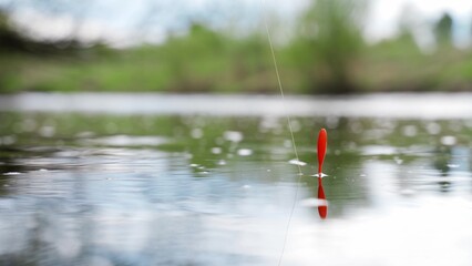 fishing rod float in the water © filin174