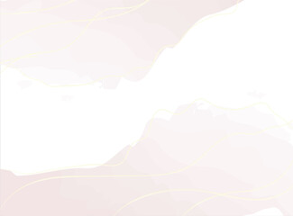 pink watercolor background and wallpaper with gold line
