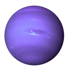 Isolated Planet Neptune. 3d illustration - obrazy, fototapety, plakaty