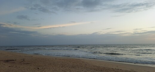 Fototapeta premium sunset over the sea