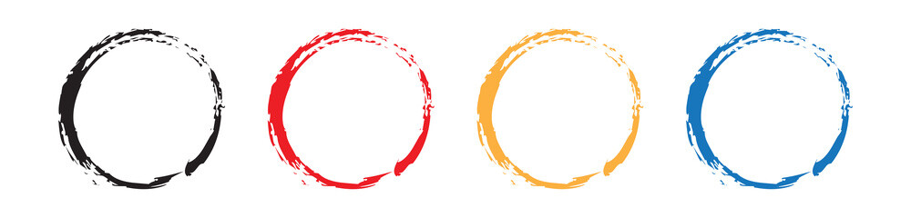 Grunge and circle sign.