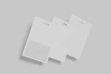 Blank Hanging Card Mockup 