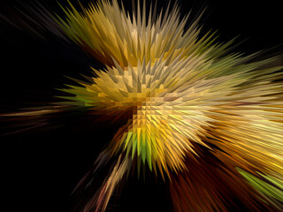Abstract colorful digital 3d glitch effect. Screen techy texture. Dispersion background.