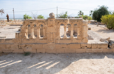 Remains of Hisham’s Palace aka Khirbet al Mafjar, archeological sites in Jericho