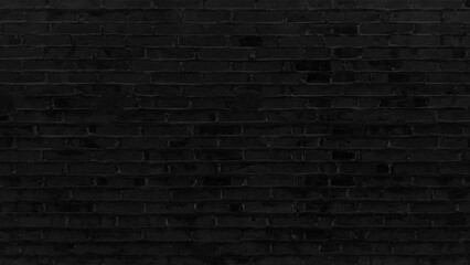 Fototapeta na wymiar Black seamless color bricks wall background