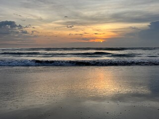 Obraz premium sunset on the beach