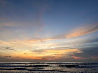 Fototapeta premium sunset in the sea