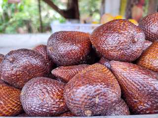Salacca zalacca is called snake fruit because its skin is similar to snake scales.