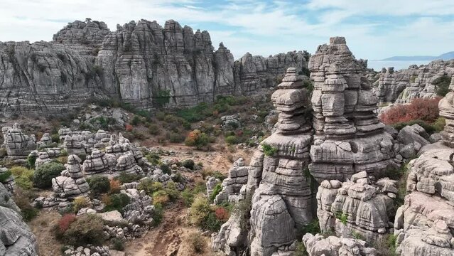 vistas del paraje natural de Antequera en la provincia de M&aacute;laga, Espa&ntilde;a