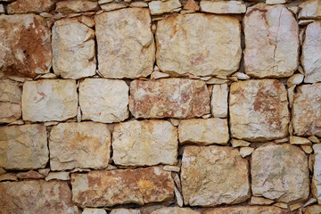 wall made of mix of stones