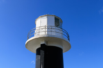 神威岬灯台の頂部にある発光部