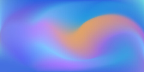 Abstract blurred gradient mesh background in bright colors. Vector colorful smooth illustrations