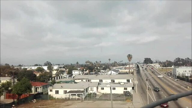 View of the city of COMPTON - 2018 Los Angeles, California