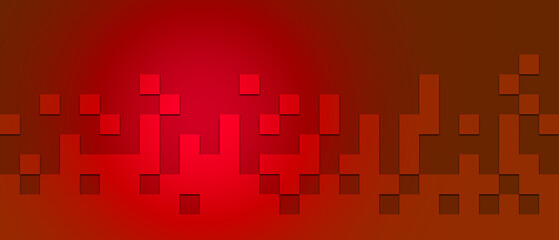 Abstract retro vintage line and square pattern background