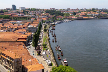 Obraz premium Vista de la ciudad de Oporto. Portugal 
