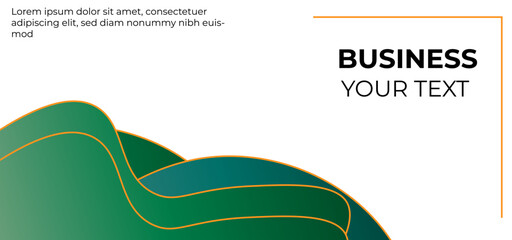 Business abstract banner background