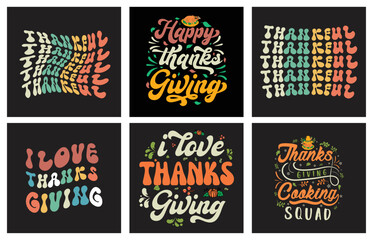 Happy thanks giving turkey day print designs for print on demand