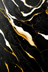 Obraz na płótnie Canvas Abstract marble textured background. Fluid art modern wallpaper. Luxury marble with gold paint 