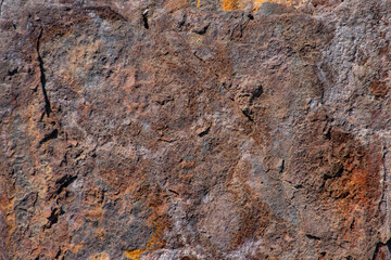 Metallic orange rust texture grunge abstract background
