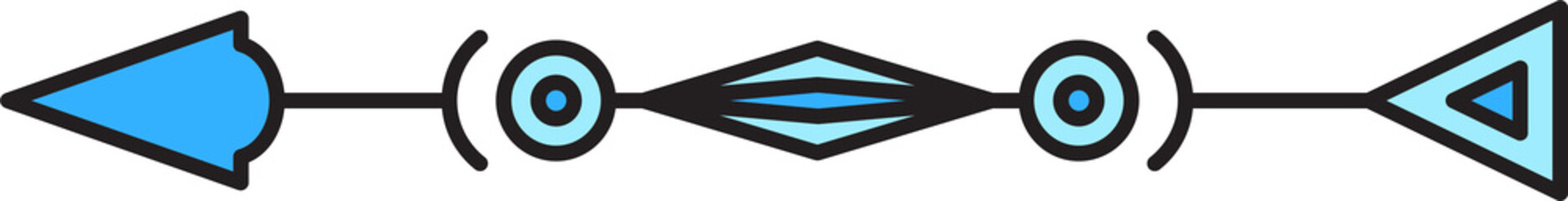 decorative arrow weapon illustration