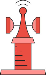 radio and network tower icon