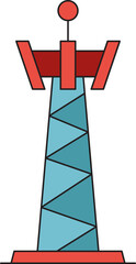 radio and network tower icon