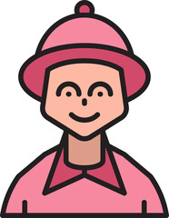 male character avatar illustration