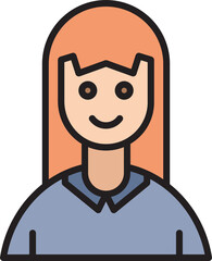 woman avatar illustration