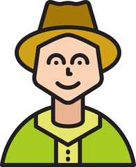 male character avatar illustration