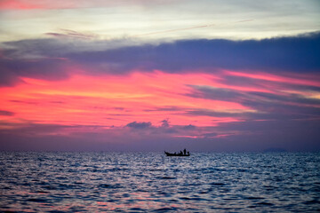 evening fishing trip