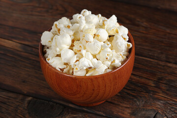 Popcorn in a bowl