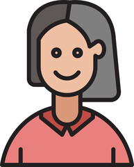 woman character avatar