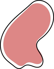 abstract organic shape 