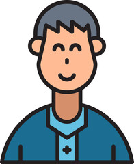 male character avatar illustration