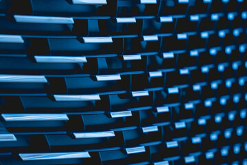 Abstract geometric background with triangles and different cells