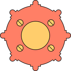 gear and settings icon illustration