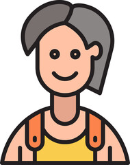 woman avatar illustration