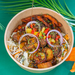 Craft bowl caribéen