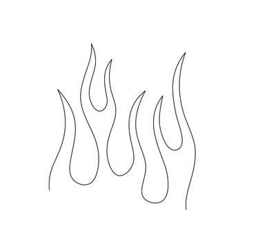 cartoon fire drawing easy - Clip Art Library