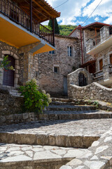 Fototapeta na wymiar Andritsaina village view in Arcadia, Greece