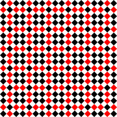 red and white mosaic