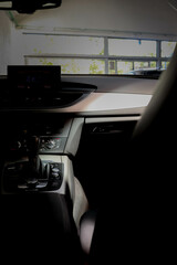 Interior de automóvil gama premium 