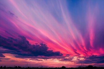 Fototapeta na wymiar Pink clouds background 