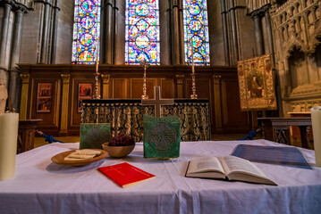 interior of church
