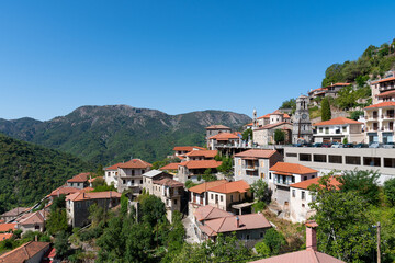 Fototapeta na wymiar Lagadia village in Arcadia, Greece