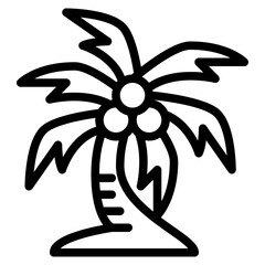 coconut tree plant nature forest