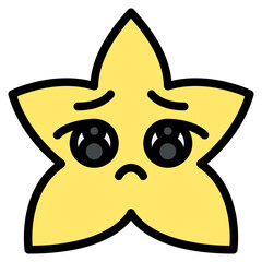 pleading star emoji