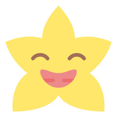 big smile star emoji